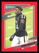 2021 Donruss No Helmet Photo Variation Press Proof Red #90 Henry Ruggs