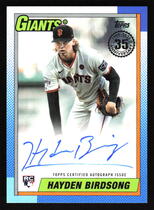 2025 Topps 1990 Topps Autos #90A-HB Hayden Birdsong