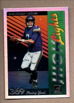 2018 Donruss Highlights Holo #13 Case Keenum