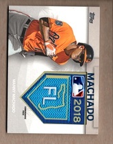 2018 Topps Spring Training Logo Manufactured Patch Relics #STP-MM Manny Machado