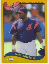 2002 Topps Chrome Gold Refractors #433 Matt Lawton