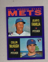 2013 Topps Heritage Chrome Purple Refractor #HC99 Collin Mchugh|Jeurys Familia