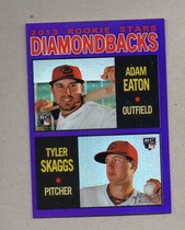 2013 Topps Heritage Chrome Purple Refractor #HC97 Adam Eaton|Tyler Skaggs