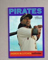 2013 Topps Heritage Chrome Purple Refractor #HC22 Andrew Mccutchen