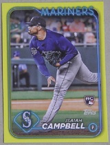 2024 Topps Yellow #58 Isaiah Campbell