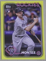 2024 Topps Yellow #92 Coco Montes