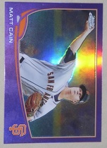 2013 Topps Chrome Purple Refractors #8 Matt Cain
