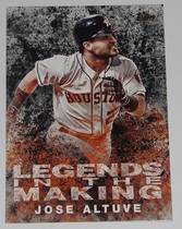 2018 Topps Legends in the Making Black #LTM-JA Jose Altuve