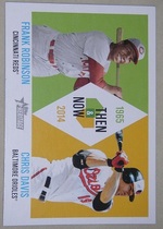 2014 Topps Heritage Then and Now #TAN-RD Chris Davis|Frank Robinson