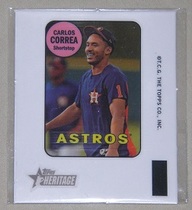 2018 Topps Heritage 1969 Topps Decals #1 Carlos Correa