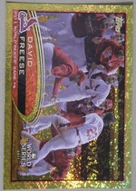 2012 Topps Gold Sparkle Series 1 #291 David Freese