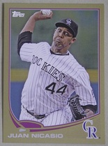 2013 Topps Gold Series 2 #380 Juan Nicasio