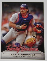 2019 Topps Update The Family Business Black #FB-5 Ivan Rodriguez