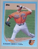 2013 Topps Update Walmart Blue Border #US292 Zach Britton