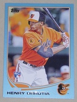 2013 Topps Update Walmart Blue Border #US329 Henry Urrutia