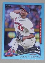 2014 Topps Blue Wal-Mart Exclusive #288 Julio Teheran