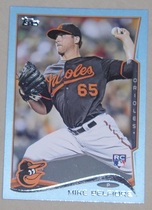 2014 Topps Blue Wal-Mart Exclusive Series 2 #516 Mike Belfiore