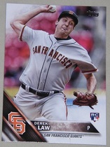 2016 Topps Update #US72 Derek Law