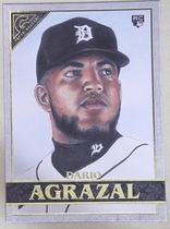 2020 Topps Gallery Rainbow Foil #42 Dario Agrazal