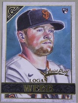 2020 Topps Gallery Artist Proof #13 Logan Webb