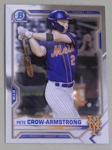 2021 Bowman Chrome Prospects #BCP-22 Pete Crow-Armstrong