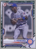 2021 Bowman Prospects Camo #BP-12 Ed Howard
