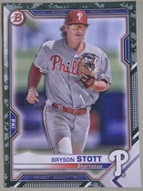 2021 Bowman Prospects Camo #BP-17 Bryson Stott