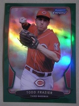 2013 Bowman Chrome Green Refractors #127 Todd Frazier