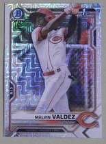 2021 Bowman Chrome Mega (Mojo Refractor) #BCP-184 Malvin Valdez