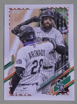 2021 Topps Holiday Metallic #HW63 Charlie Blackmon