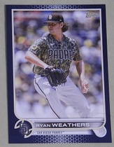 2022 Topps Royal Blue #70 Ryan Weathers