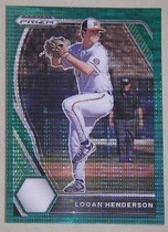 2021 Panini Prizm Draft Picks Green Pulsar Prizm #PDP116 Logan Henderson
