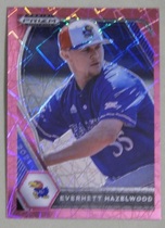 2021 Panini Prizm Draft Picks Pink Velocity Prizm #PDP207 Everhett Hazelwood
