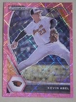 2021 Panini Prizm Draft Picks Pink Velocity Prizm #PDP195 Kevin Abel