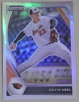 2021 Panini Prizm Draft Picks Silver Prizm #PDP195 Kevin Abel