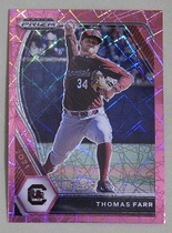 2021 Panini Prizm Draft Picks Pink Velocity Prizm #PDP150 Thomas Farr