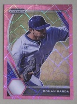 2021 Panini Prizm Draft Picks Pink Velocity Prizm #PDP146 Rohan Handa