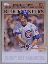 2012 Topps Update Blockbusters #BB-19 Ryne Sandberg