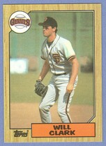 1987 Topps Base Set #420 Will Clark