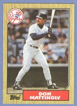 1987 Topps Base Set #500 Don Mattingly