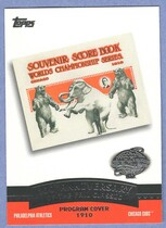 2004 Topps Fall Classic Covers #FC1910 1910 World Series