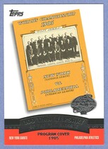 2004 Topps Fall Classic Covers #FC1905 1905 World Series