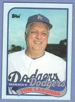 1989 Topps Wax Box Cards #H Tom Lasorda