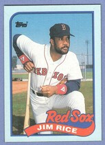 1989 Topps Wax Box Cards #I Jim Rice