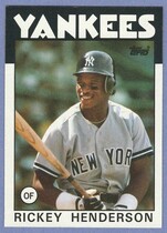 1986 Topps Base Set #500 Rickey Henderson
