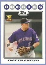 2008 Topps Base Set Series 2 #385 Troy Tulowitzki