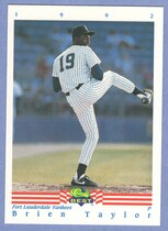 1992 Classic Classic/Best #300 Brien Taylor