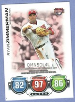 2010 Topps Attax Code Cards Series 2 #27 Ryan Zimmerman