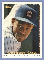 1995 Topps Cyberstats #9 Sammy Sosa
