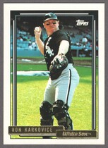 1992 Topps Gold #153 Ron Karkovice